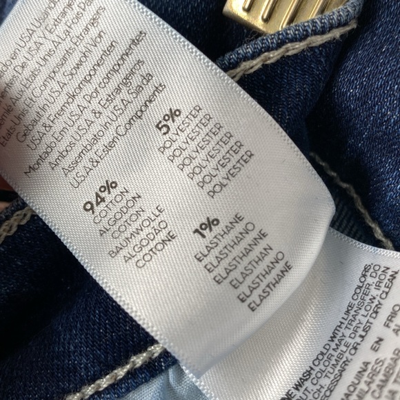 Mother Denim The Stunner Ankle Fray Skinny Jeans in Teaming Up - Size 32 - Picture 13 of 17